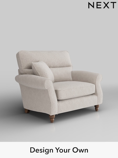 Chunky Chenille/Oyster Ashford Highback (H30896) | £1,025