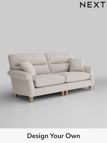 Chunky Chenille/Oyster Ashford Highback (H30896) | £1,525