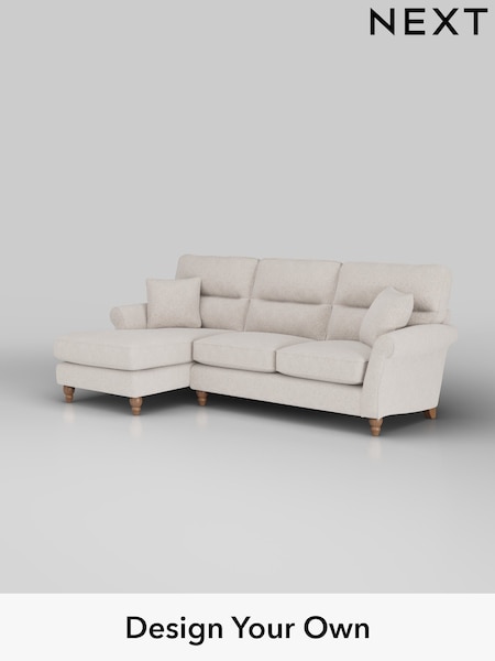 Chunky Chenille/Oyster Ashford Highback (H30896) | £2,050