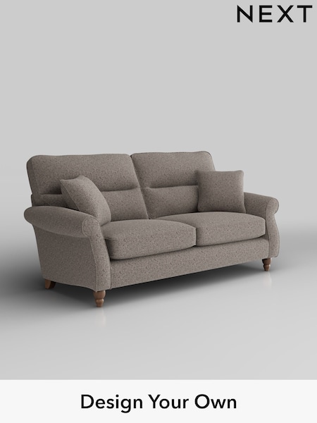 Chunky Chenille/Mink Brown Ashford Highback (H30898) | £1,425