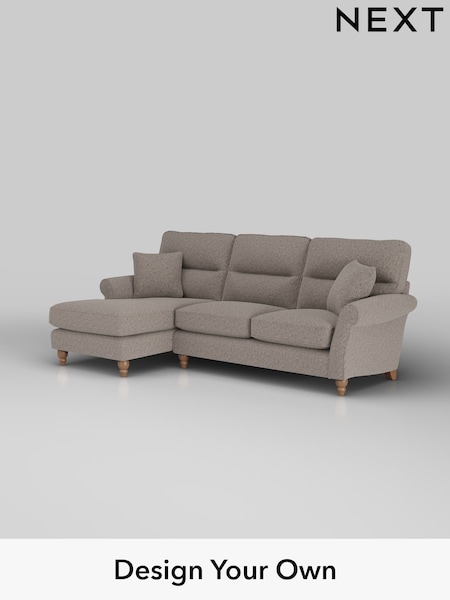 Chunky Chenille/Mink Brown Ashford Highback (H30898) | £2,050