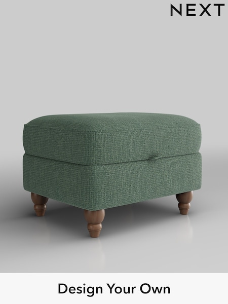 Chunky Texture/Mid Forest Green Ashford Highback (H30913) | £499