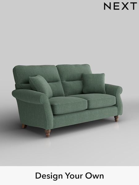 Chunky Texture/Mid Forest Green Ashford Highback (H30913) | £1,325