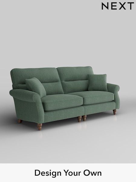 Chunky Texture/Mid Forest Green Ashford Highback (H30913) | £1,525