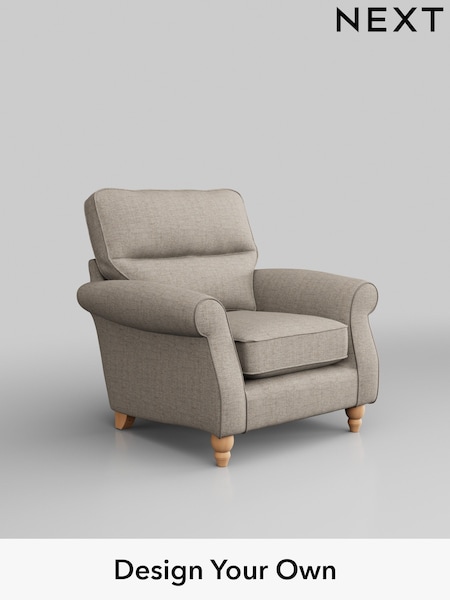 Chunky Weave/Mid Natural Ashford Highback (H30921) | £925