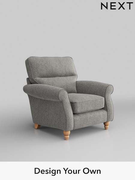 Cotswold Chenille/Silver Grey Ashford Highback (H30928) | £925