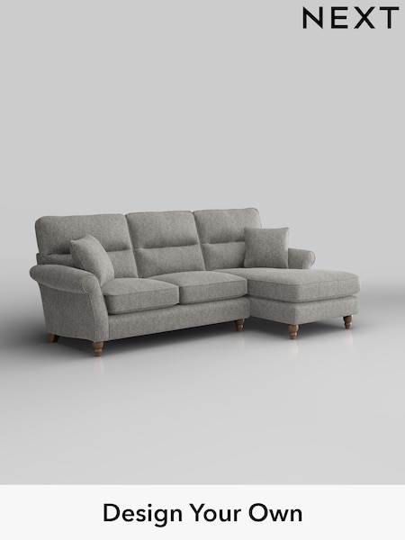 Cotswold Chenille/Silver Grey Ashford Highback (H30928) | £2,050