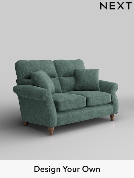 Cotswold Chenille/Mid Slate Teal Green Ashford Highback (H30935) | £1,225