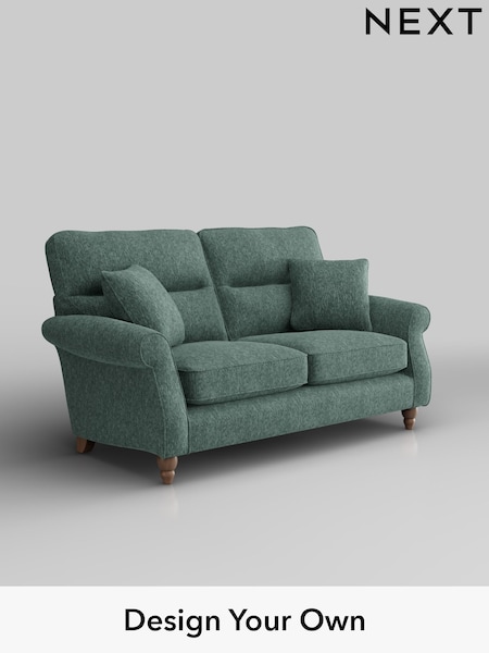 Cotswold Chenille/Mid Slate Teal Green Ashford Highback (H30935) | £1,325