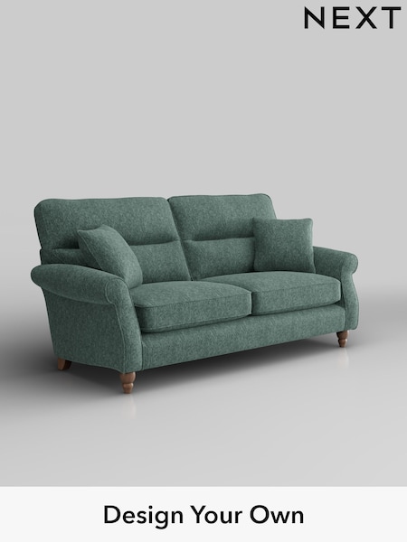 Cotswold Chenille/Mid Slate Teal Green Ashford Highback (H30935) | £1,425