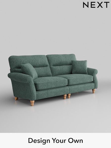 Cotswold Chenille/Mid Slate Teal Green Ashford Highback (H30935) | £1,525