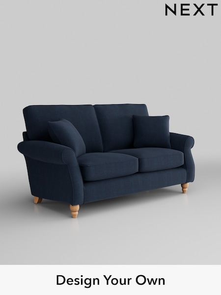 Fine Chenille Easy Clean/Dark Navy Blue Ashford (H30939) | £1,275