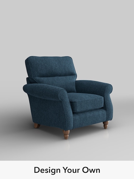 Cotswold Chenille/Dark Blue Ashford Highback (H30940) | £925