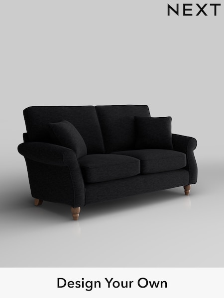 Fine Chenille Easy Clean/Black Ashford (H30941) | £1,275