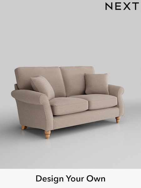 Fine Chenille Easy Clean/Mid Taupe Brown Ashford (H30943) | £1,275