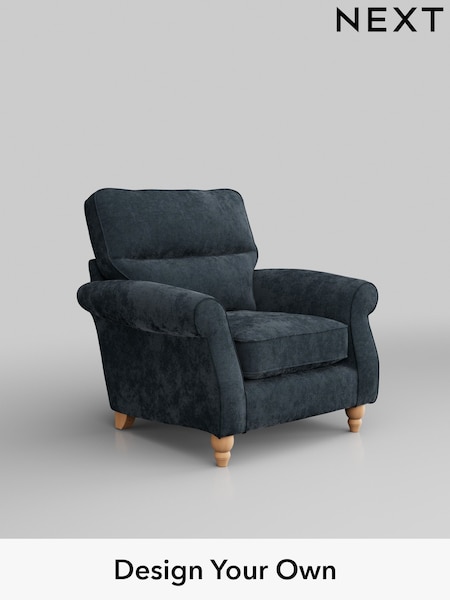 Distressed Velour/Midnight Blue Ashford Highback (H30952) | £925
