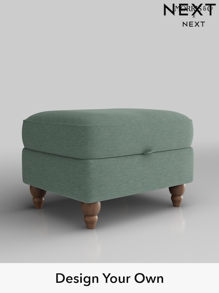 Fine Chenille Easy Clean/Light Forest Green Ashford Highback (H30958) | £499
