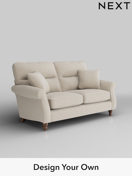 Fine Chenille Easy Clean/Oyster Ashford Highback (H30971) | £1,325