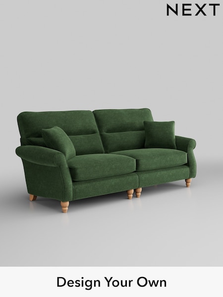 Luxe Chenille/Dark Green Ashford Highback (H30972) | £1,625