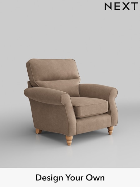 Luxe Chenille/Mid Natural Ashford Highback (H30976) | £1,025