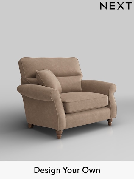 Luxe Chenille/Mid Natural Ashford Highback (H30976) | £1,125