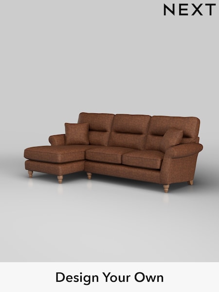 Monza Faux Leather Easy Clean/Chestnut Brown Ashford Highback (H30977) | £2,050