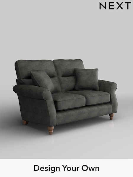 Monza Faux Leather Easy Clean/Dark Grey Ashford Highback (H30982) | £1,225