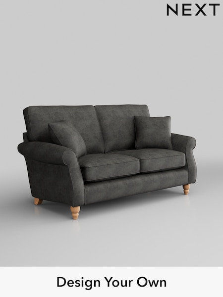 Monza Faux Leather Easy Clean/Dark Grey Ashford (H30983) | £1,275