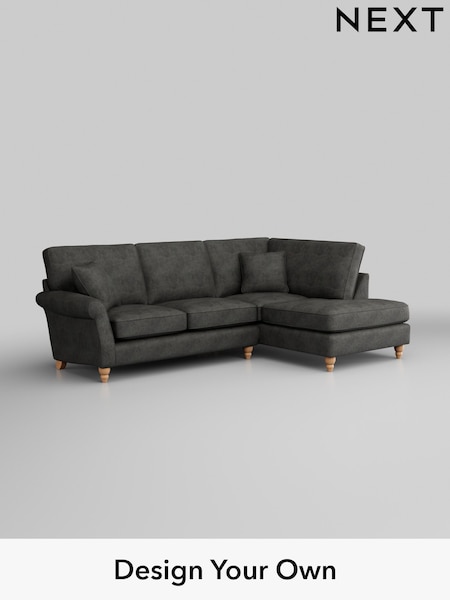 Monza Faux Leather Easy Clean/Dark Grey Ashford (H30983) | £2,025