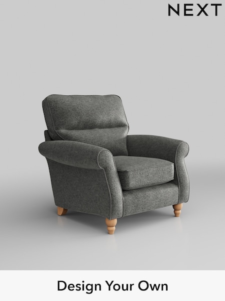 Plush Chenille/Dark Grey Ashford Highback (H30987) | £925