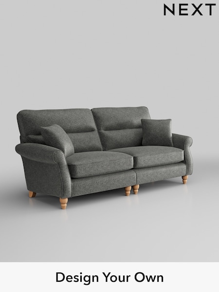 Plush Chenille/Dark Grey Ashford Highback (H30987) | £1,525