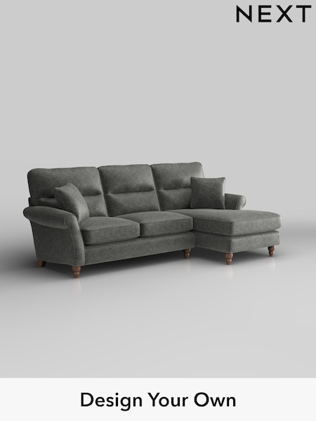 Plush Chenille/Dark Grey Ashford Highback (H30987) | £2,050