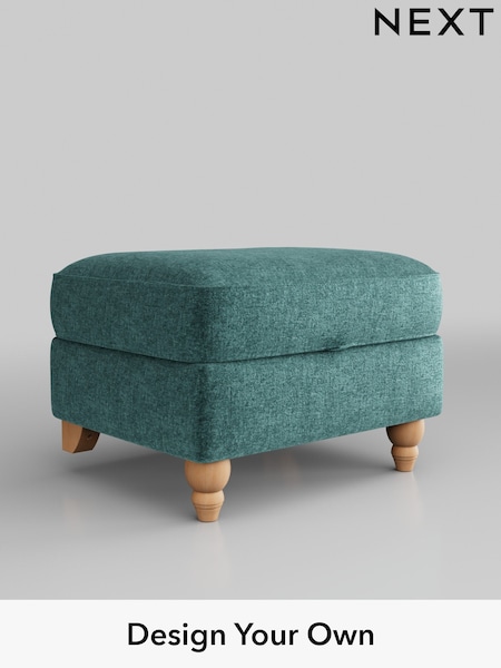 Plush Chenille/Dark Teal Green Ashford Highback (H30991) | £499
