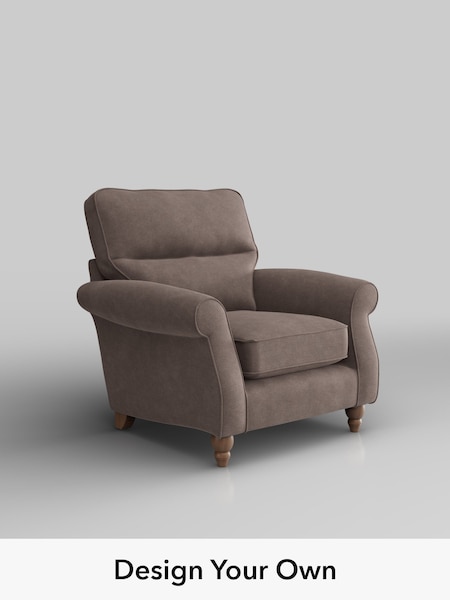Luxe Chenille/Mink Brown Ashford Highback (H30994) | £1,025