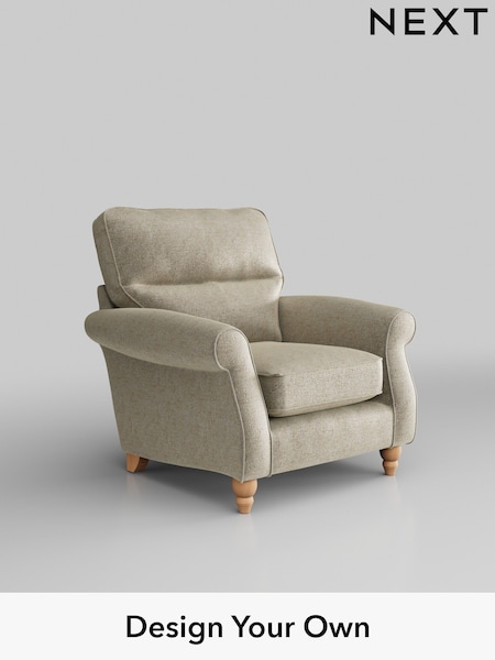 Plush Chenille/Light Natural Ashford Highback (H30998) | £925