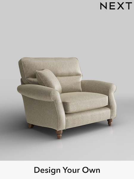 Plush Chenille/Light Natural Ashford Highback (H30998) | £1,025