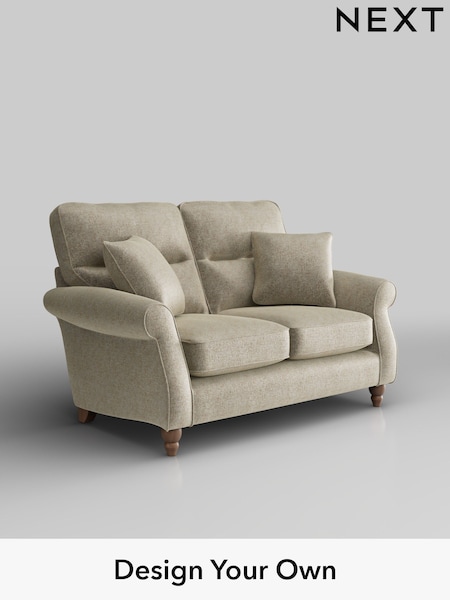 Plush Chenille/Light Natural Ashford Highback (H30998) | £1,225