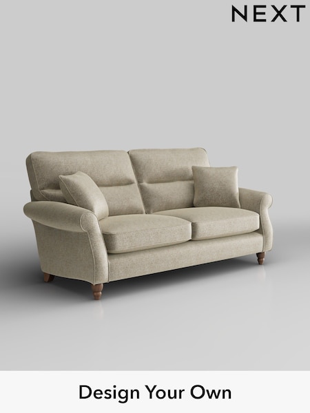 Plush Chenille/Light Natural Ashford Highback (H30998) | £1,425