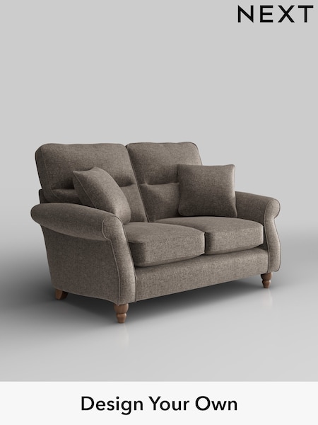 Plush Chenille/Mink Brown Ashford Highback (H34002) | £1,225