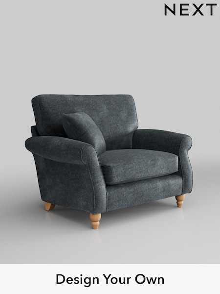 Plush Chenille/Slate Blue Ashford (H34003) | £975