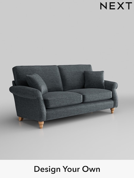 Plush Chenille/Slate Blue Ashford (H34003) | £1,375