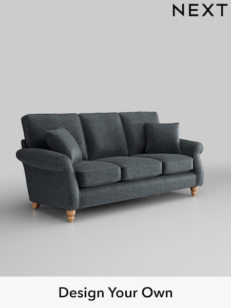 Plush Chenille/Slate Blue Ashford (H34003) | £1,375