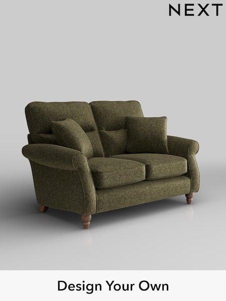 Plush Chenille/Moss Green Ashford Highback (H34005) | £1,225