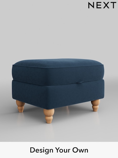 Plush Velvet Easy Clean/Airforce Blue Ashford Highback (H34009) | £499