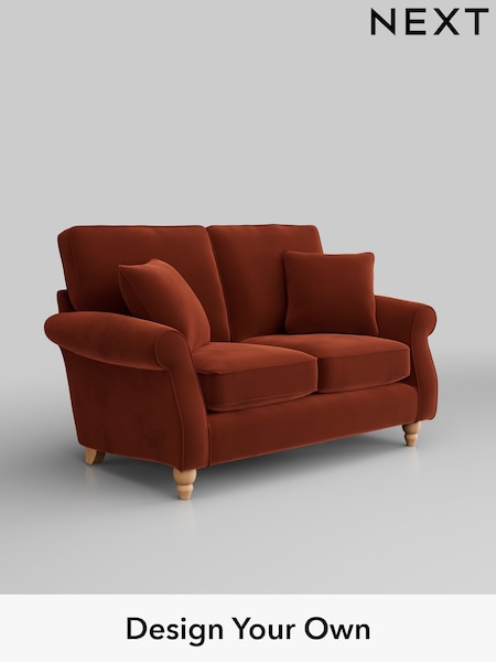Plush Velvet Easy Clean/Ginger Orange Ashford (H34012) | £1,175