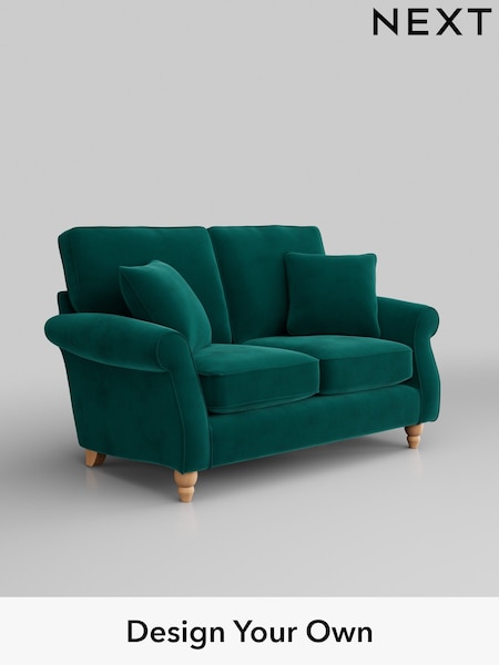 Plush Velvet Easy Clean/Juniper Green Ashford (H34013) | £1,175