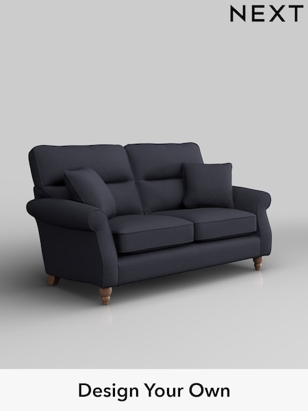 Tweedy Blend Easy Clean/Dark Slate Blue Ashford Highback (H34016) | £1,225