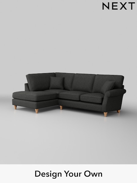 Tweedy Blend Easy Clean/Charcoal Grey Ashford (H34023) | £1,925