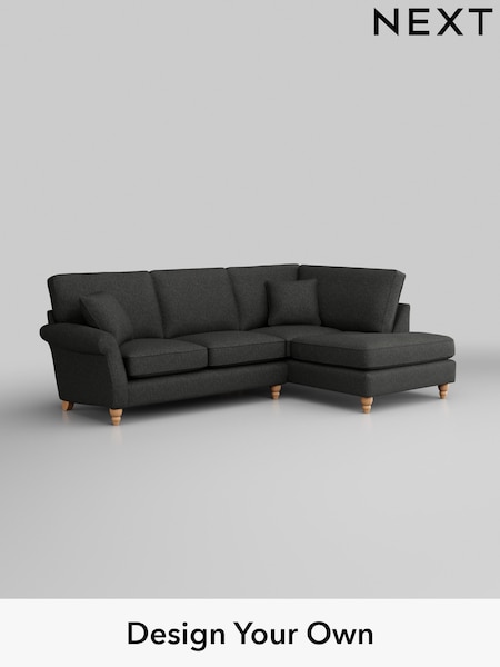 Tweedy Blend Easy Clean/Charcoal Grey Ashford (H34023) | £1,925