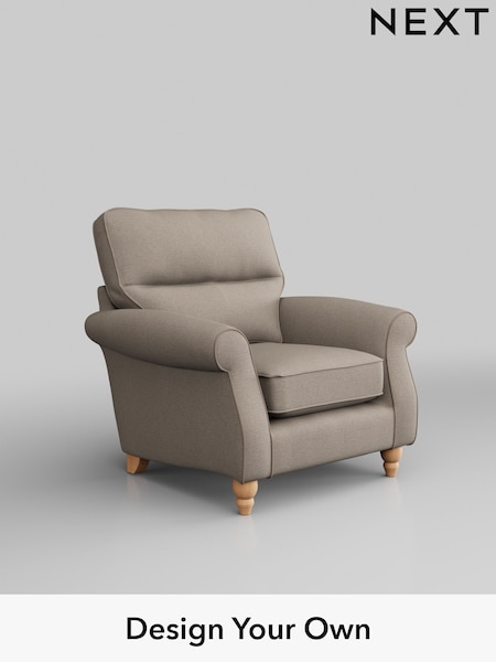 Studio Chenille/Mid Natural Ashford Highback (H34024) | £799